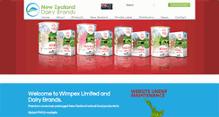 Desktop Screenshot of nzdairybrands.com